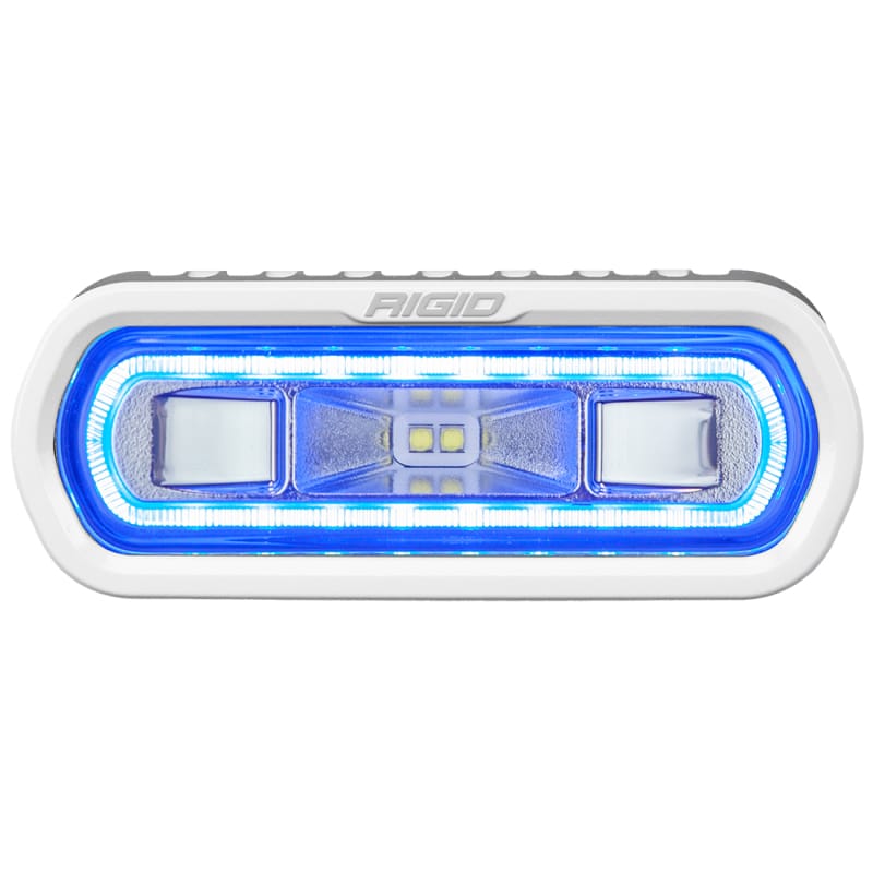 Rigid Industries — Rigid Industries SR-L Series Marine LED Flood/Spreader w/ Blue Halo - Universal
SRL MARINE WHT/BLU
LED LIGHT