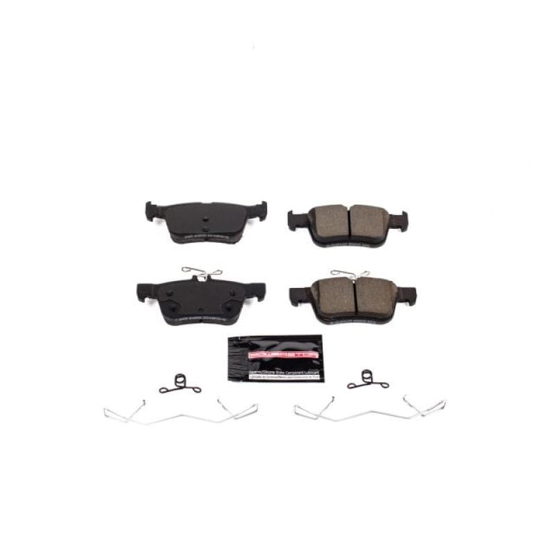 PowerStop — PowerStop - Z23 Daily Driver Carbon-Fiber Ceramic Brake Pads with Hardware Kit
