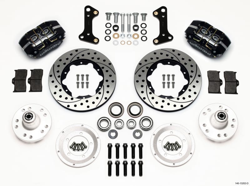 Wilwood — KIT,FRONT,CAMARO/NOVA,67-72,DP-DB 11.00 ROTOR,VENTED,DRILLED,BLACK