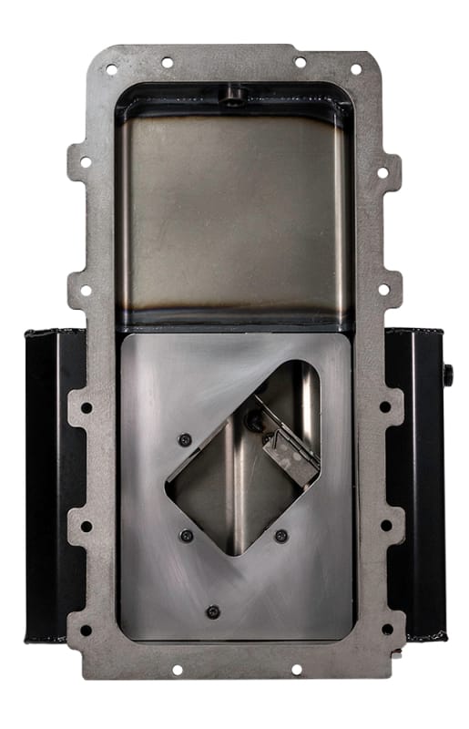 Moroso — Moroso Ford 4.6/5.4L Cobra Replica (w/Rear Sump) Road Race Baffled Wet Sump 7qt 4in Steel Oil Pan