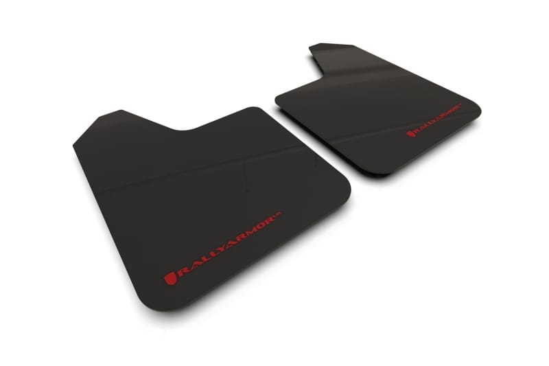 Rally Armor — Black Mud Flap/Red Logo