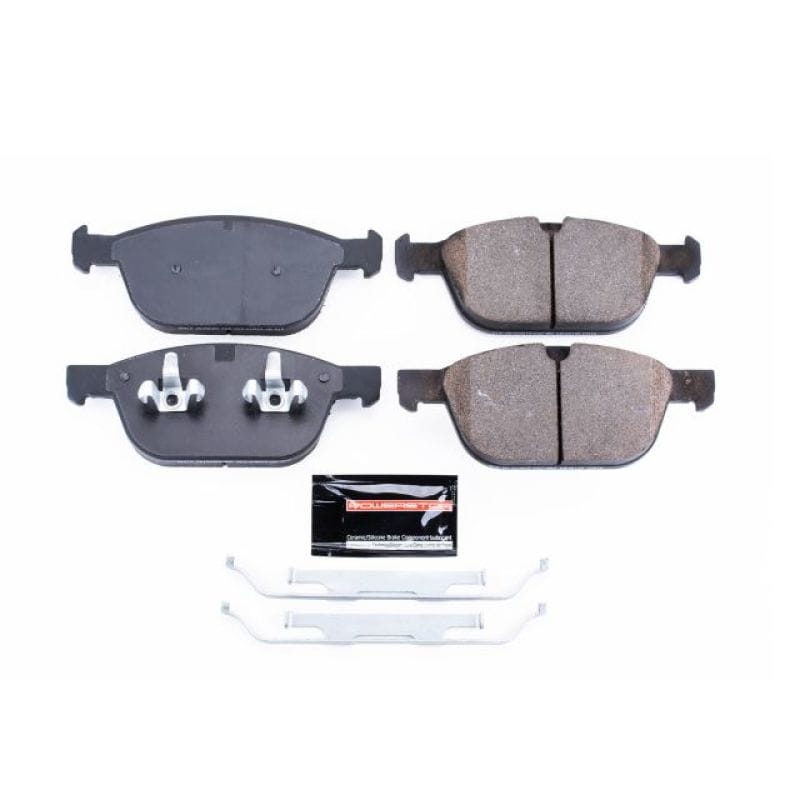 PowerStop — PowerStop - Z23 Daily Driver Carbon-Fiber Ceramic Brake Pads with Hardware Kit
