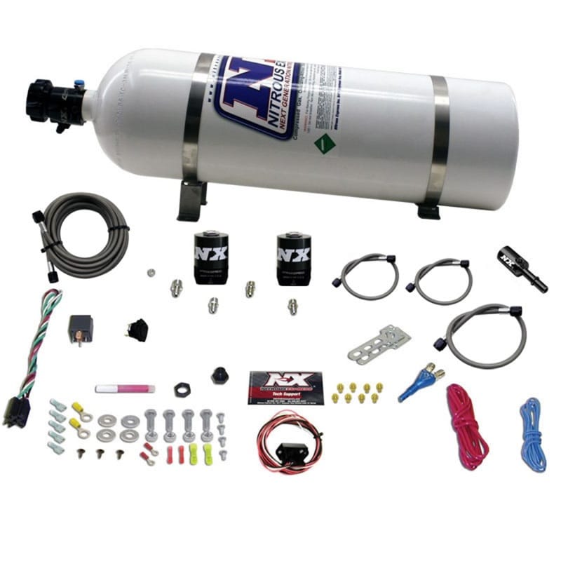 Nitrous Express — HEMI & SRT8 SINGLE NOZZLE FLY-BY-WIRE SYS (35-150HP) W/ 15LB BOTTLE
Nitrous Oxide Injection System Kit