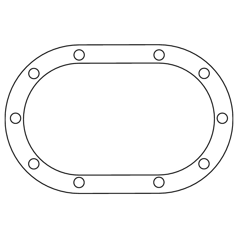 Cometic Gasket — Sprint Midget Differential Cover Gasket