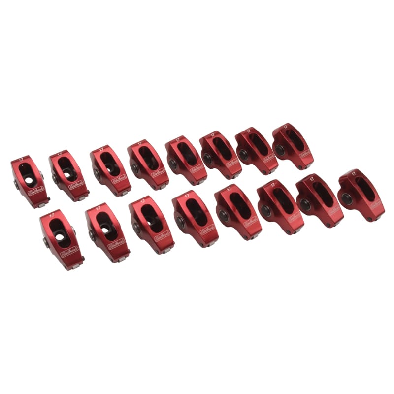 Edelbrock — Red Roller Rocker Arms