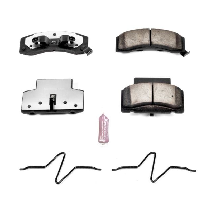 PowerStop — PowerStop - Z36 Truck and SUV Carbon-Fiber Ceramic Brake Pads with Hardware Kit