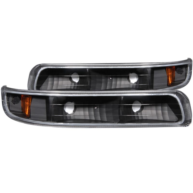ANZO — ANZO 1999-2002 Chevrolet Silverado 1500 Euro Parking Lights Black w/ Amber Reflector
PrkngLghtAssembly