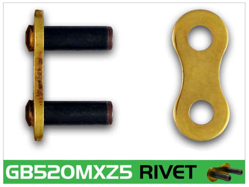 RK Chain — RK Chain GB520MXZ5-RIVET - Gold