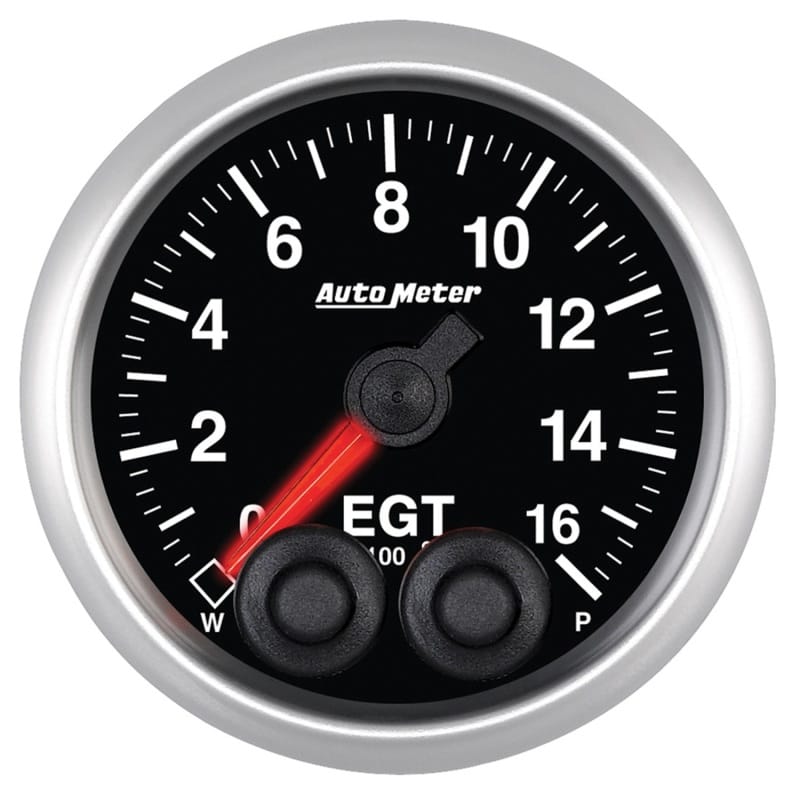 AutoMeter — GAUGE, PYRO. (EGT), 2 1/16", 1600?F, STEPPER MOTOR W/PEAK & WARN, ELITE