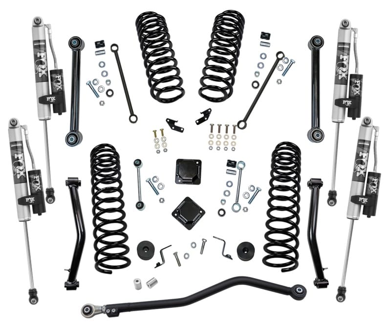 Superlift — 4" Dual Rate Coil Lift Kit w/ Fox 2.0 Res Shocks - 20-25 Gladiator - Non Mojave
4in. Dual Rate Coil Lift Kit w/Fox 2.0 Res Shocks-20-25 Gladiator-Non Mojave