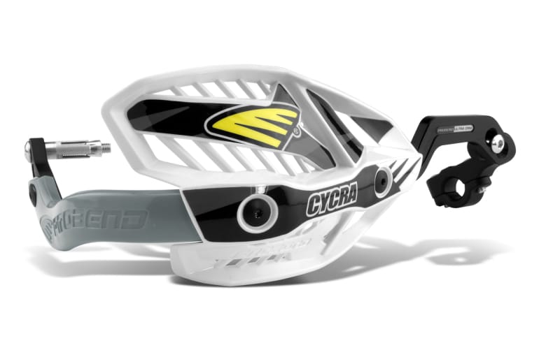 Cycra — White Shields/Black Covers/Grey Guards, 7/8"