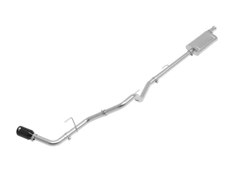 aFe — Apollo GT Series 2-1/2 IN Stainless Steel Cat-Back Exhaust System w/ Black Tip