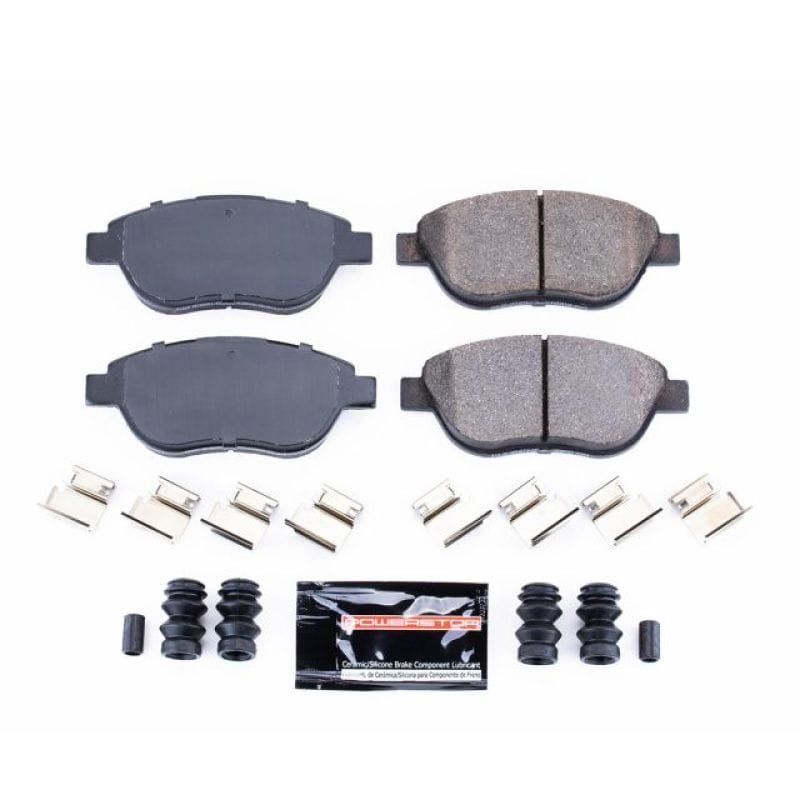 PowerStop — PowerStop - Z23 Daily Driver Carbon-Fiber Ceramic Brake Pads with Hardware Kit