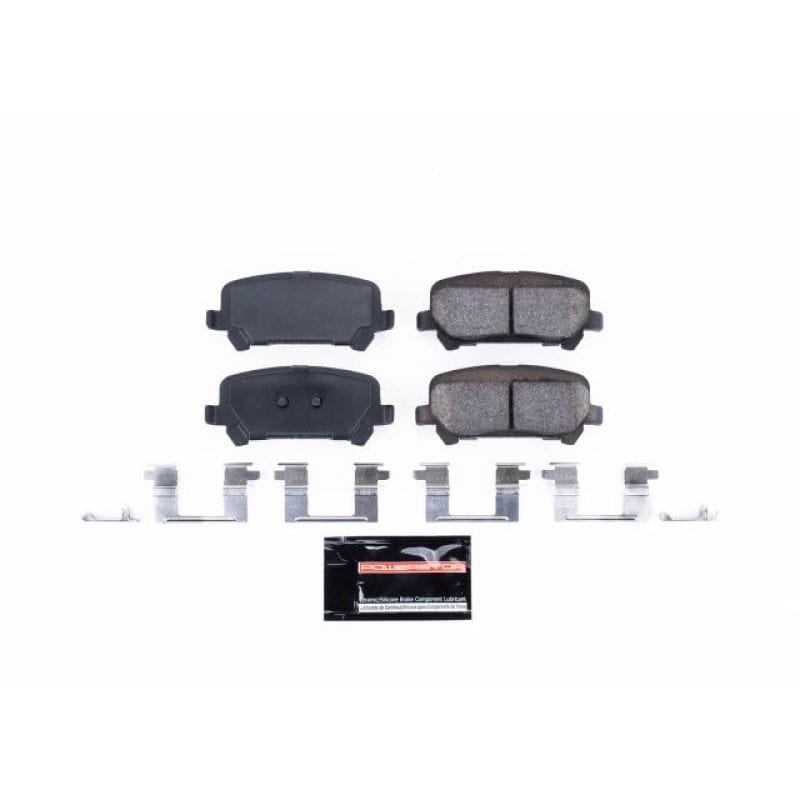 PowerStop — PowerStop - Z23 Daily Driver Carbon-Fiber Ceramic Brake Pads with Hardware Kit