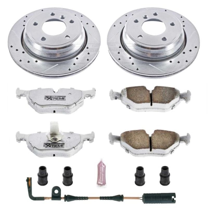 PowerStop — Z26 Street Performance Ceramic Brake Pad and Drilled & Slotted Rotor Kit