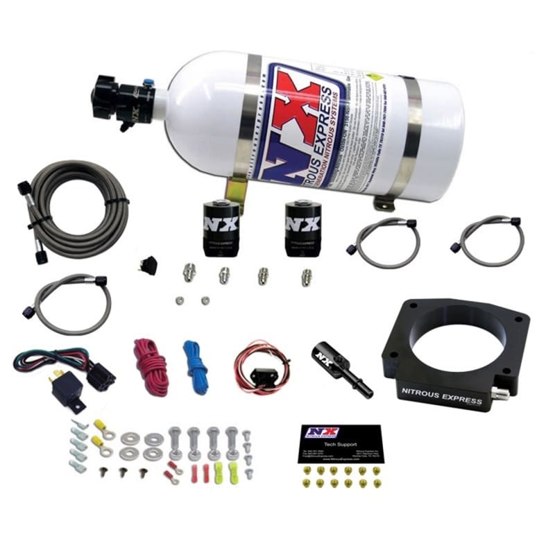 Nitrous Express — NITROUS PLATE SYSTEM- GT350 5.2L - 10LB BOTTLE
Nitrous Oxide Injection System Kit