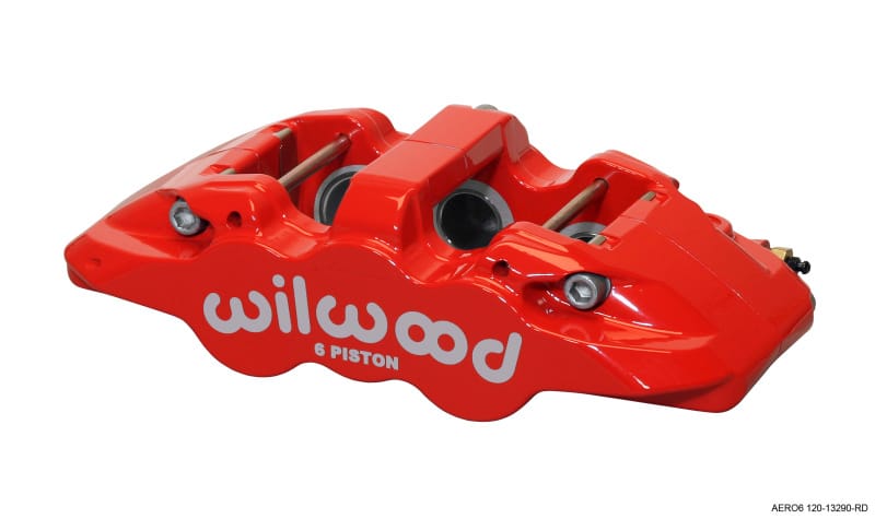 Wilwood — CALIPER,AERO6,1.62/1.12/1.12,1.25 ROTOR L/H,RED