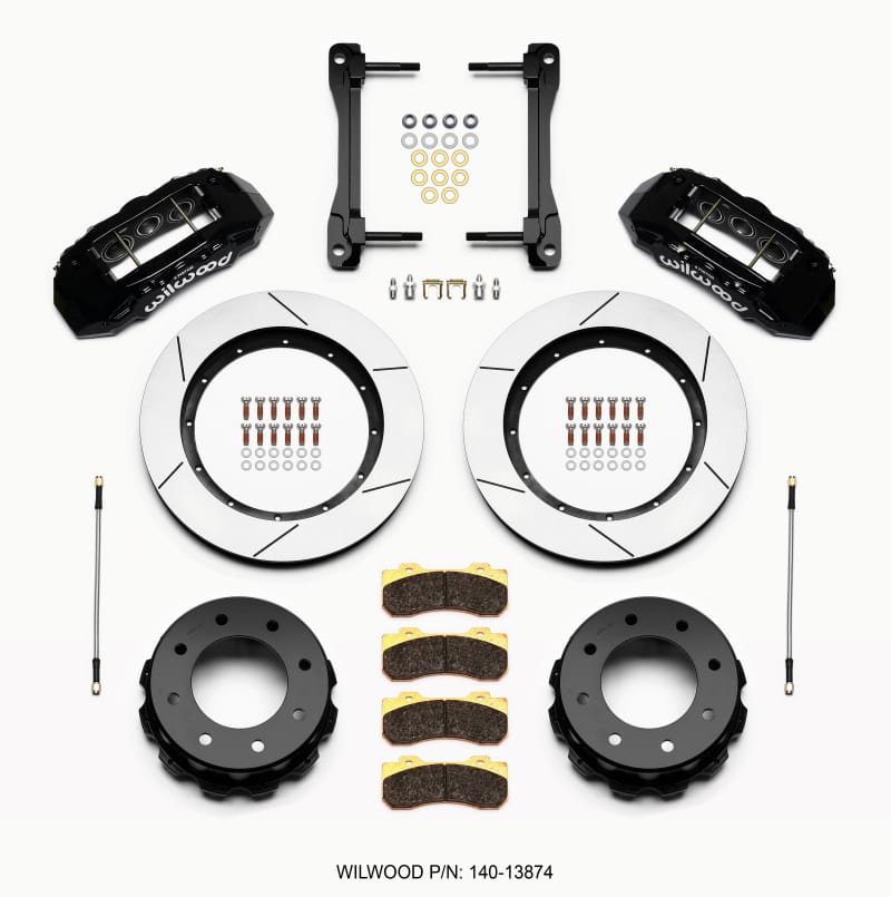 Wilwood — KIT,REAR,GM 2500 HD,2011-2019,TX6R 15.50x1.38 ROTOR,BLACK