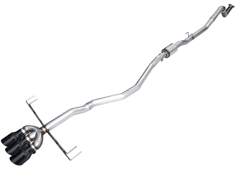 AWE Tuning — AWE Track Edition Exhaust for DE5 Integra Type-S - Triple Diamond Black Tips