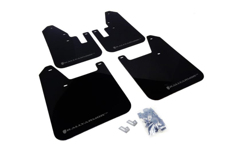 Rally Armor — Black Mud Flap/Grey Logo