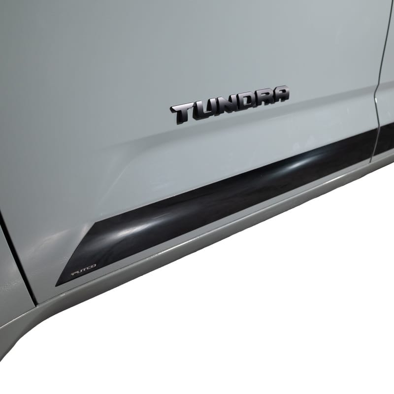 Putco — Putco 22-24 Toyota Tundra CrewMax (4.5in Tall 5 Pcs) Black Platinum Rocker Panels