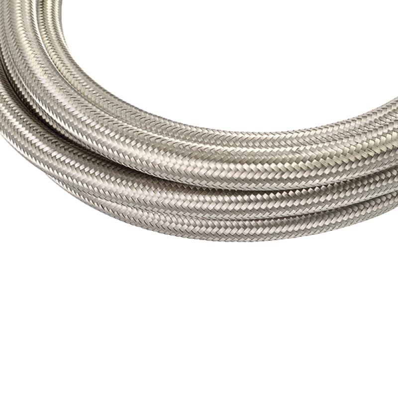 Mishimoto — -6AN Braided Line, Stainless Steel, 6 ft