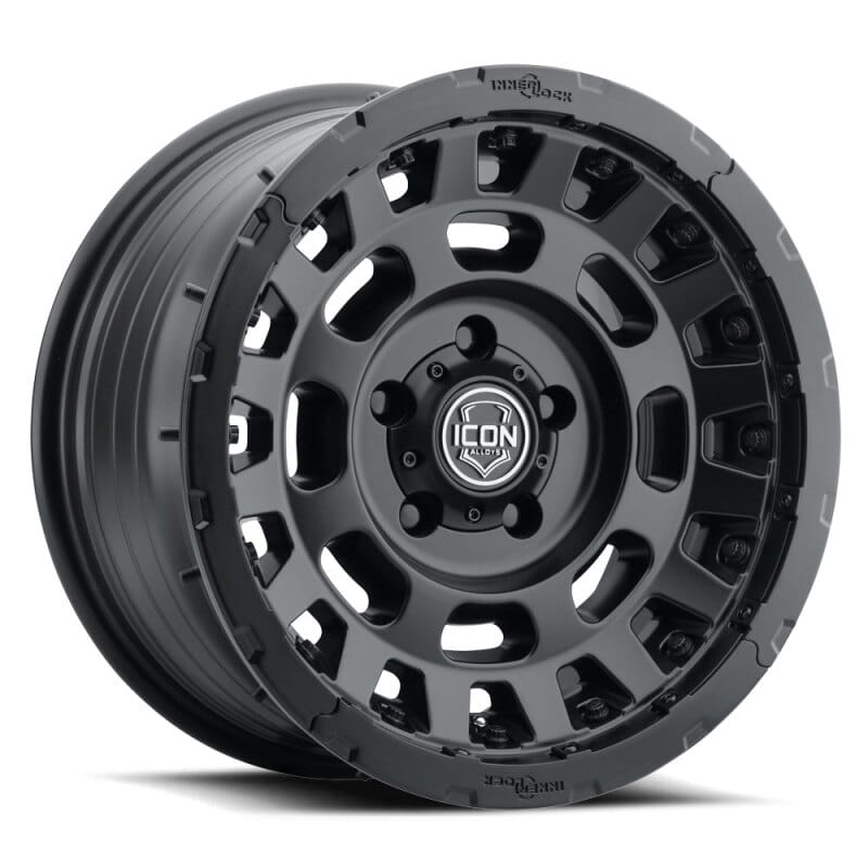 ICON — ICON ALLOYS HAMMER PRO SAT BLACK - 17 X 8.5 / 5 X 150 / 25MM / 5.75" BS