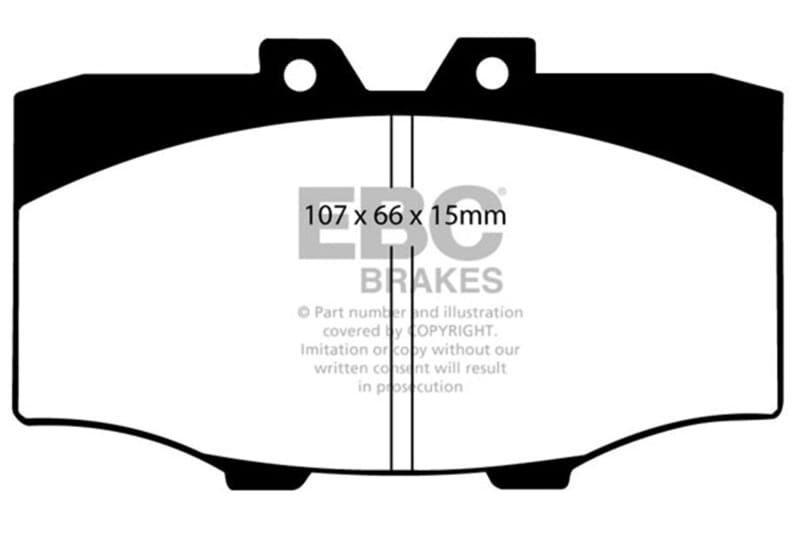 EBC — EBC 84-88 Toyota 4 Runner 2.4 Yellowstuff Front Brake Pads
Disc Brake Pad