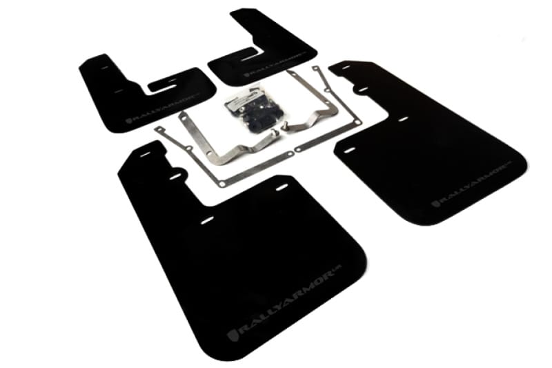 Rally Armor — Black Mud Flap/Grey Logo