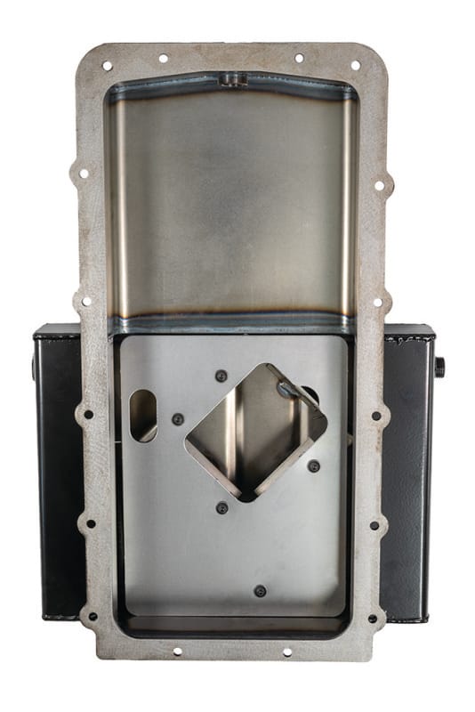 Moroso — Moroso Ford 5.0 Coyote/Cobra (w/Rear Sump) Road Race Baffled Wet Sump 9.5qt 4.5in Steel Oil Pan