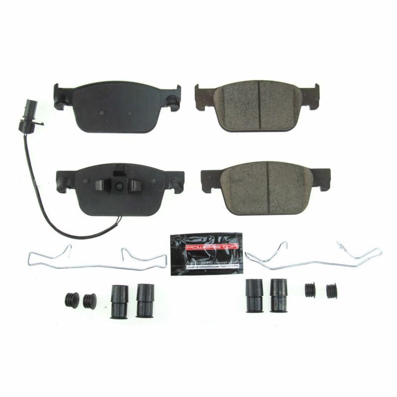 PowerStop — PowerStop - Z23 Daily Driver Carbon-Fiber Ceramic Brake Pads with Hardware Kit