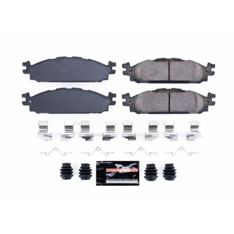 PowerStop — PowerStop - Z23 Daily Driver Carbon-Fiber Ceramic Brake Pads with Hardware Kit