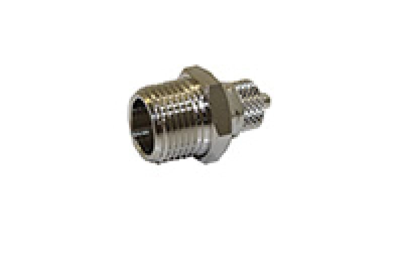 Snow Performance — Straight Res Fitting 3/8 NPT- 1/4 Quick Connect