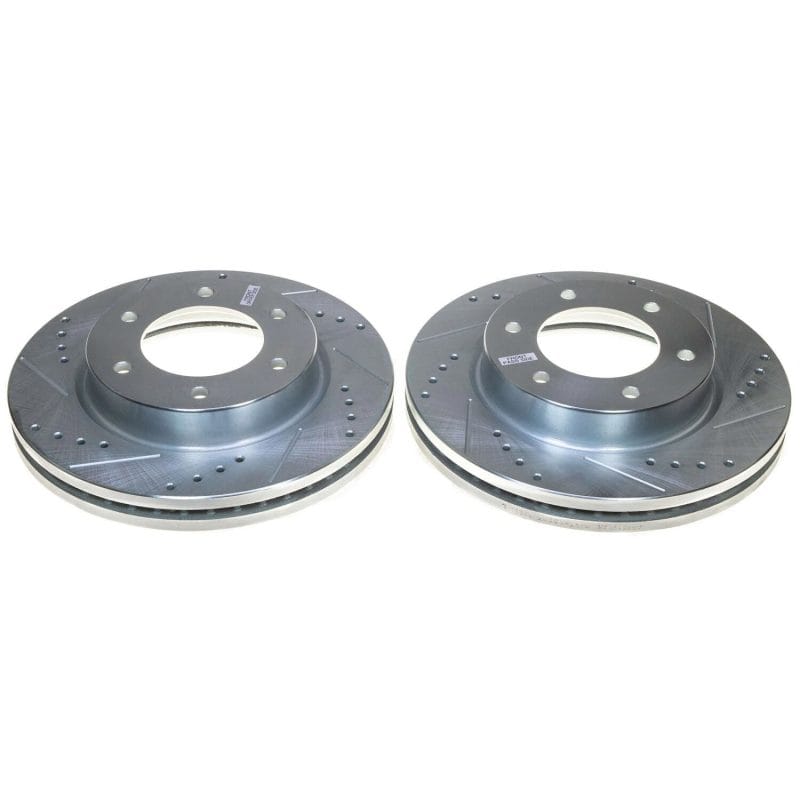 PowerStop — PowerStop Evolution Performance Drilled, Slotted & Plated Brake Rotor Pair
