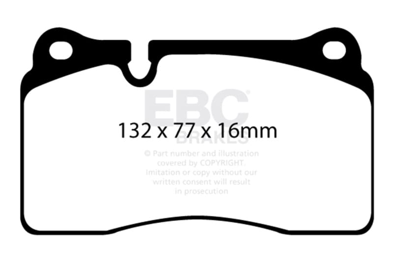 EBC — Redstuff Ceramic Low Dust Brake Pads