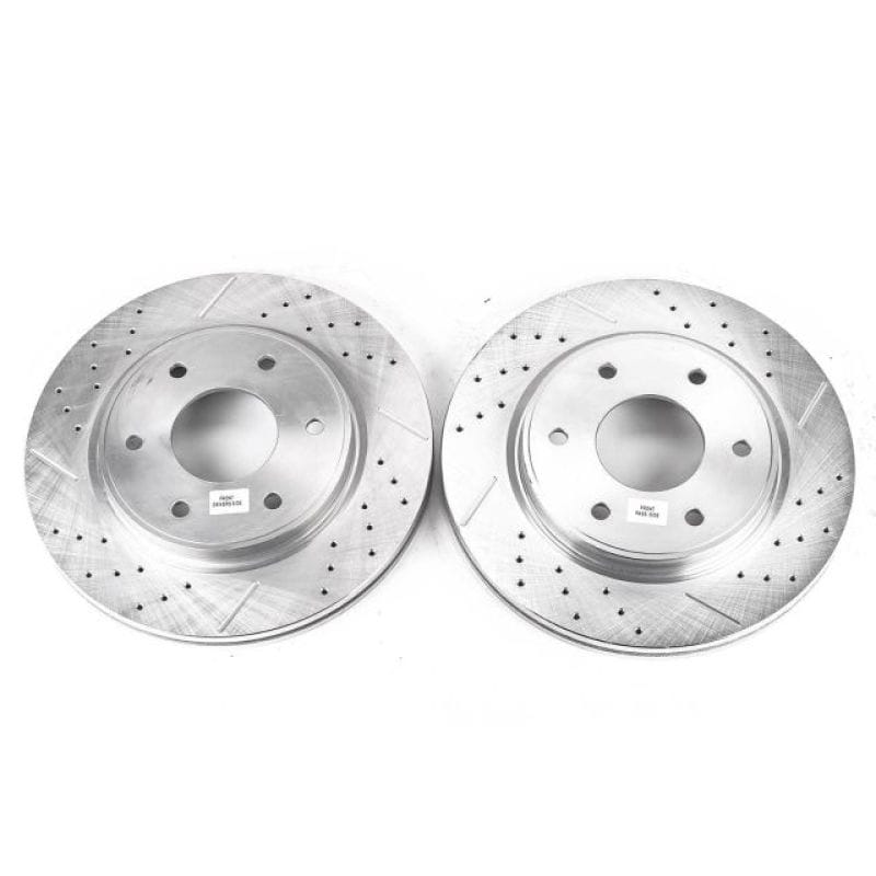 PowerStop — PowerStop Evolution Performance Drilled, Slotted & Plated Brake Rotor Pair