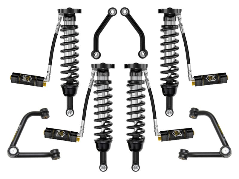 ICON — 21-23 GM SUV 2.5-3.25" STAGE 4 SUSPENSION SYSTEM TUBULAR