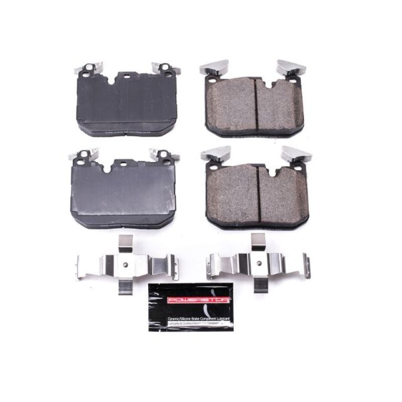 PowerStop — PowerStop - Z23 Daily Driver Carbon-Fiber Ceramic Brake Pads with Hardware Kit
