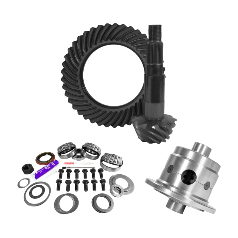 Yukon Gear & Axle — 11.25in. Dana 80 3.54 Rear Ring/Pinion; Install Kit; 35 Spline Posi; 4.125in. BR
11.25" Dana 80 3.54 Rear Ring & Pinion, Install Kit, 35 Spline Posi, 4.125" BRG