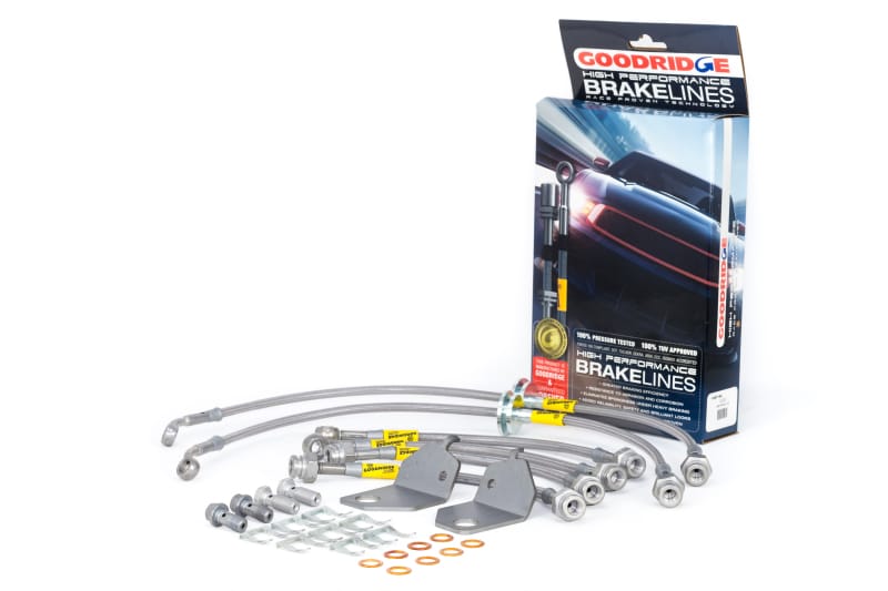 Goodridge — G-STOP SS Braided Brake Line Kit