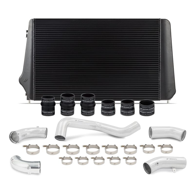 Mishimoto — Mishimoto 17-19 GM L5P Duramax Intercooler Kit - Black w/ Polished Pipes
Intercooler Kit