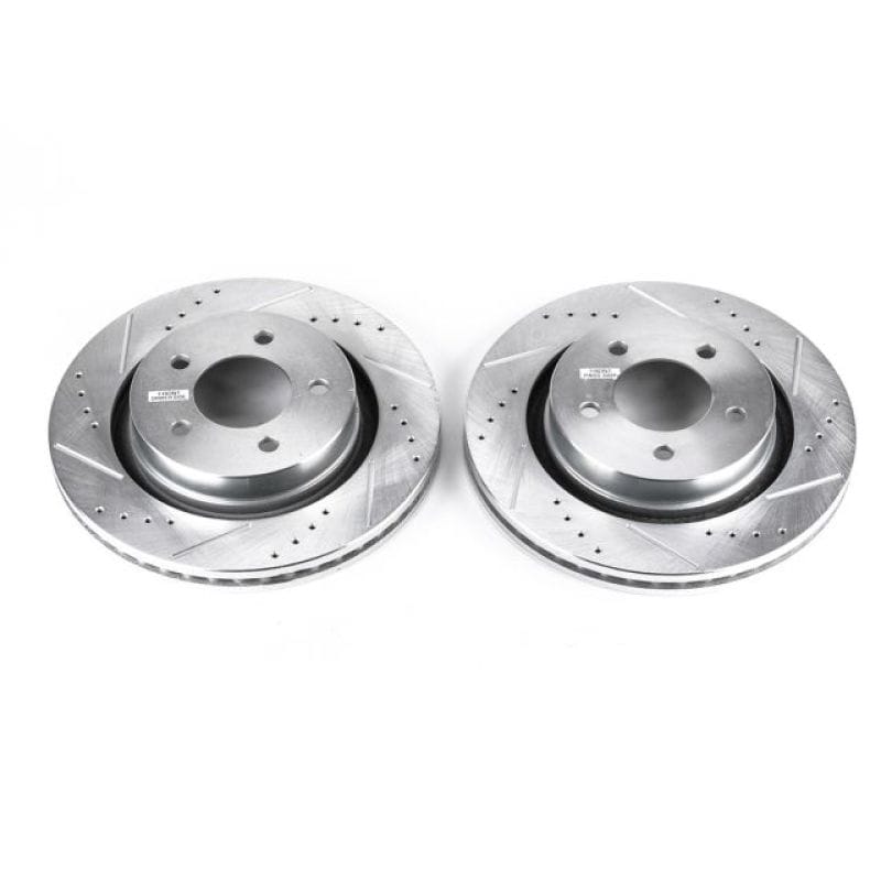 PowerStop — PowerStop Evolution Performance Drilled, Slotted & Plated Brake Rotor Pair
