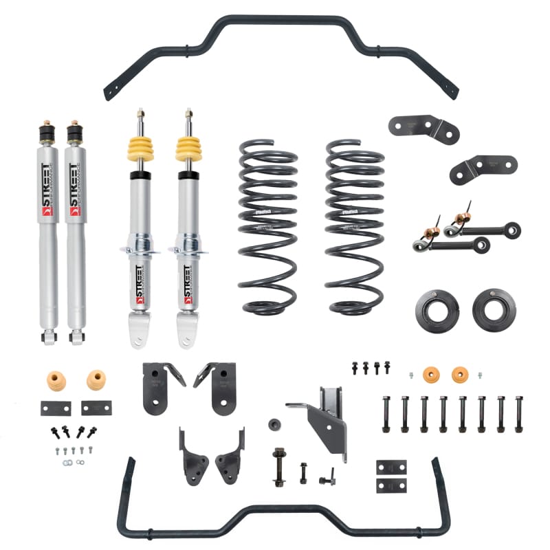 Belltech — Front And Rear Complete Kit W/ Street Performance Shocks
LOWERING KIT W/ STREET PERFORMANCE SHOCKS - 1061SPS