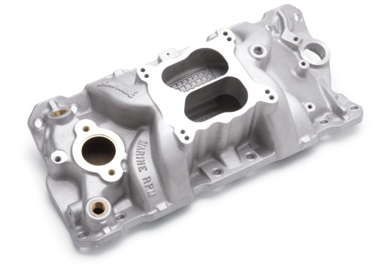 Edelbrock — Performer RPM Q-JET Marine Application Intake Manifold Small-Block Chevy 1987-95
Marine Intake Manifold