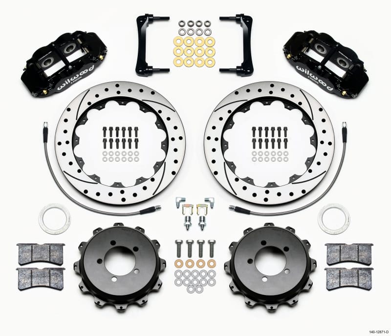 Wilwood — KIT,REAR,2012 SCION FRS,FNSL4R,12.88x.81 ROTOR,REAR MT,SRP,W/LINES
