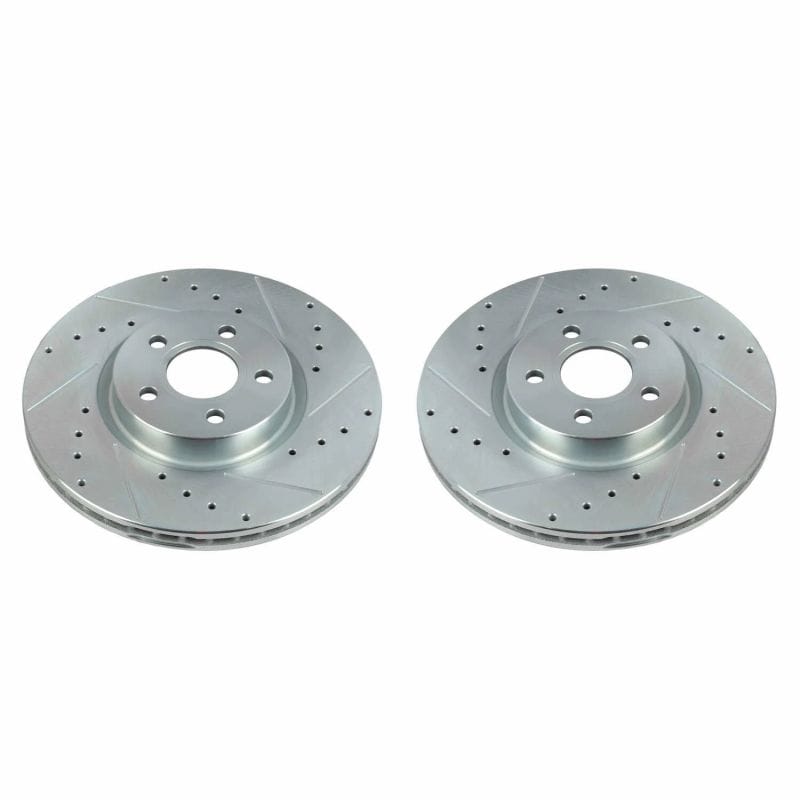 PowerStop — PowerStop Evolution Performance Drilled, Slotted & Plated Brake Rotor Pair