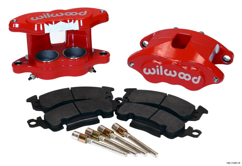 Wilwood — Wilwood D52 Front Caliper Kit - Red 2.00 / 2.00in Piston 1.04in Rotor
BRAKE KIT