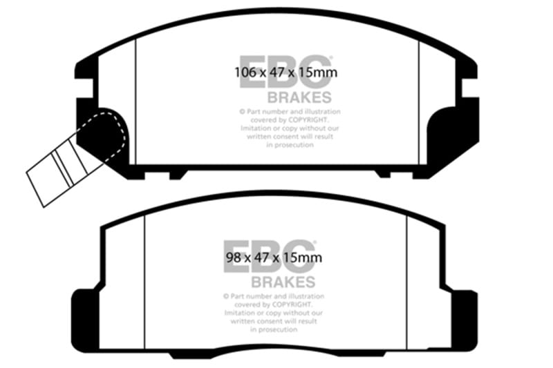 EBC — Yellowstuff Street And Track Brake Pads
