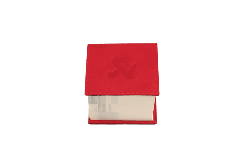 Akrapovic — Akrapovic Leather Memo Notepad - Red
Leather Memo Notepad