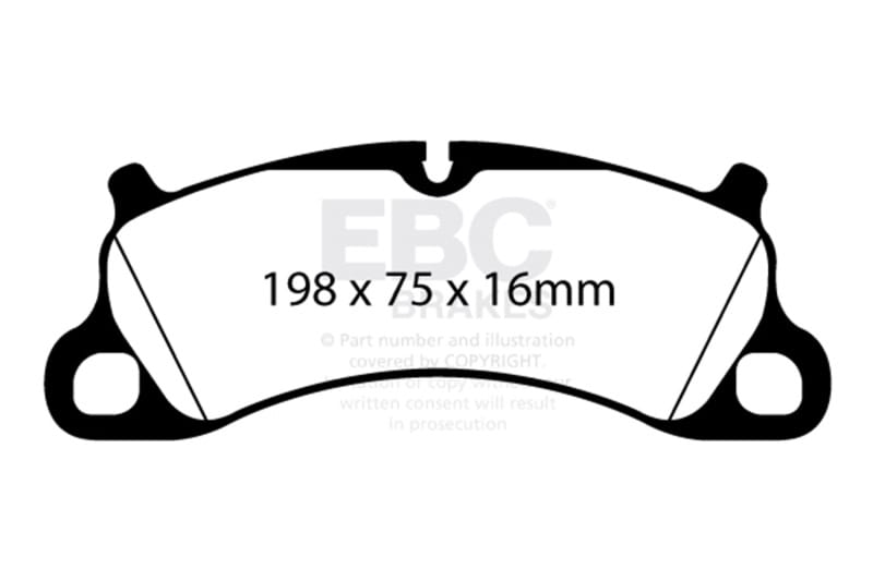 EBC — Redstuff Ceramic Low Dust Brake Pads
